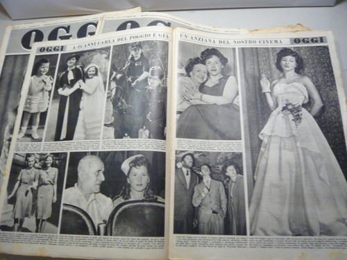 Lotto OGGI.Rivista settimanale di politica, attualità e cultura, 1951, 52 numeri - 第 3/3 張圖片