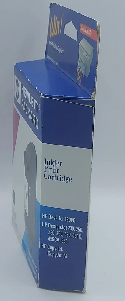 Genuine HP 51640A Black EXPIRED Jun 1999 Ink DISCONTINUED NEW SEALED HP 51640A - Image 3 of 4