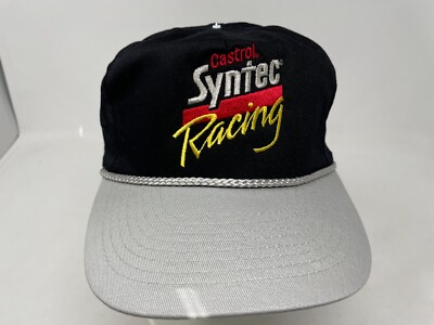 Castrol Syntec Racing Rope Hat Grey and Black Mohr's Vintage