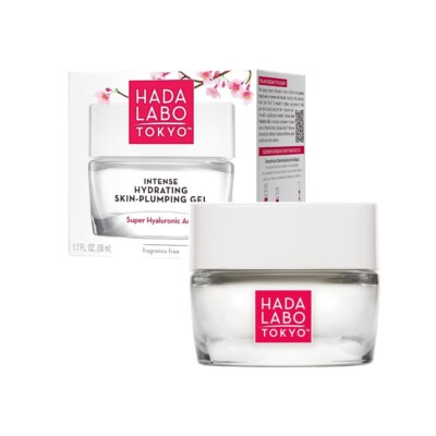 Hada labo skin plumping gel cream Sukin hyaluronic or Yes to eye gel pad wash