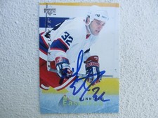 Winnipeg Jets Mike Eastwood Signed Autographed 1996-97 Upper Deck Mint