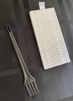 NEW   IONVAC Ultra Clean Robo Vac Dust White Filter & Brush    Replacement Part