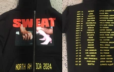 2024 Charli XCX Sweat Tour Hoodie Zip S to 3XL Gift For Fan GC2728