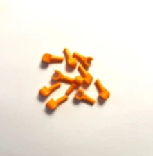 Lego Lot of 10 Orange colored mini figure hands