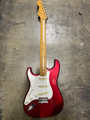 USED Fender Japan Stratocaster ST57 Candy Apple Red Left-Handed