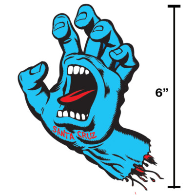 スケートボード 80s Santa cruz skateboards sticker vtg 1970s 1980s Santa Cruz skateboard sticker - OJ OJII