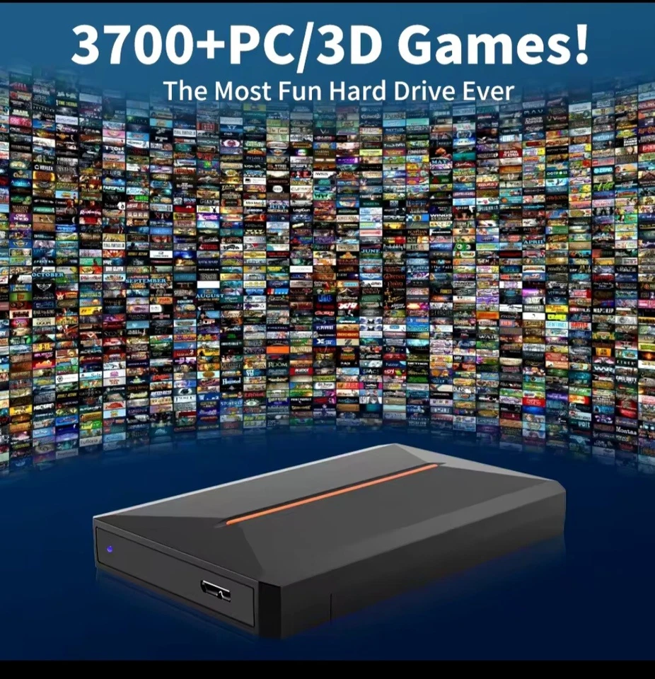 Launchbox Gaming Hard Drive Disk Retro Game Console for PS4/PS3/PS2/WiiU/Wii/N64 - Image 4 of 4