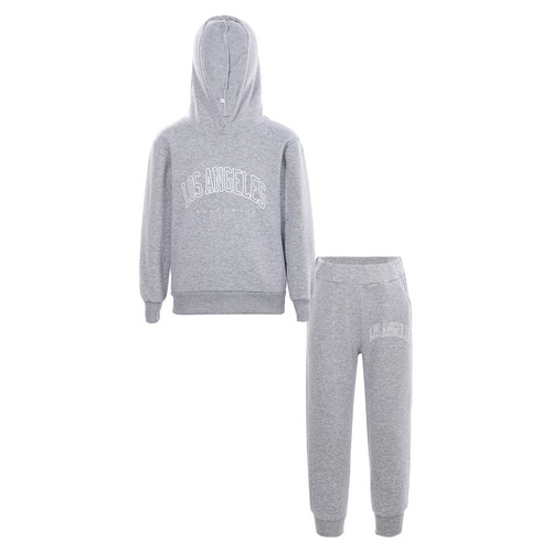 Kids Tracksuit Exercise Sweatshirt+Pants Set Sportswear Long Sleeve Sport Suit - Picture 33 of 85