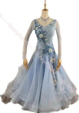 jz Handmade Dance Dress/Standard Ballroom Competition Dress Modern Waltz Tango