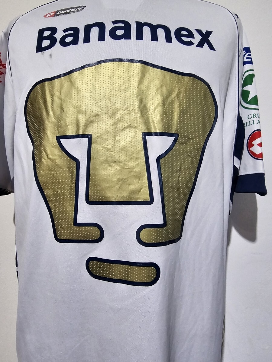 Pumas UNAM soccer jersey Lotto 2005/2006 Size M match worn (with