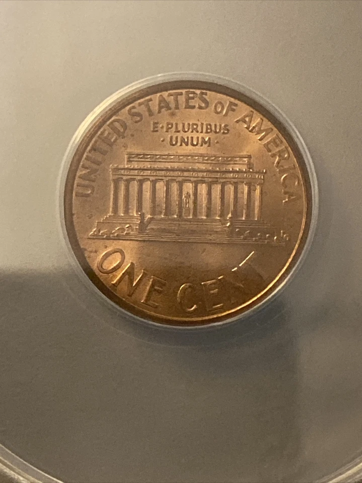 1997 DBL EAR Lincoln Cent ANACS MS65RED - Image 3 of 4