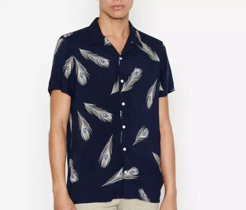 Debenhams 1778 Navy Blue Peacock 
