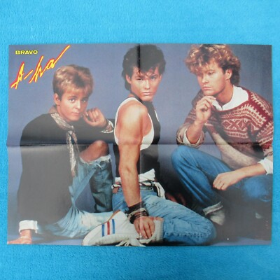 A-Ha POSTER BRAVO 4 Seiten Rob Lowe 1980er