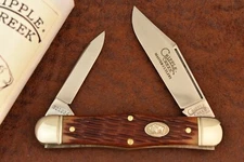 GREAT EASTERN CUTLERY CRIPPLE CREEK CHESTNUT BONE ENGINEER WHITTER KNIFE (20091)