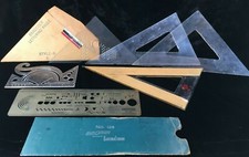 RAPIDESIGN NO. 128 ELECTRO SYMBOL TEMPLATE  DRAFTING ANGLES