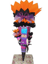 Schultüte Eule Tiere Zuckertüte Eule Kind Vintage Name Unikat neu