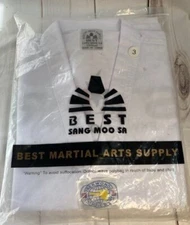 NEW Best Martial Arts Supply White Uniform Sang Moo Sa Size 3