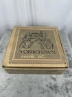 Vintage Yorktown Snack Set of 4 Cups & 4 Plates - The Federal Glass Company