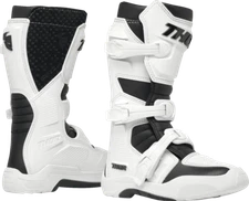 Thor Youth Blitz XR Boots White/Black 1 3411-0745