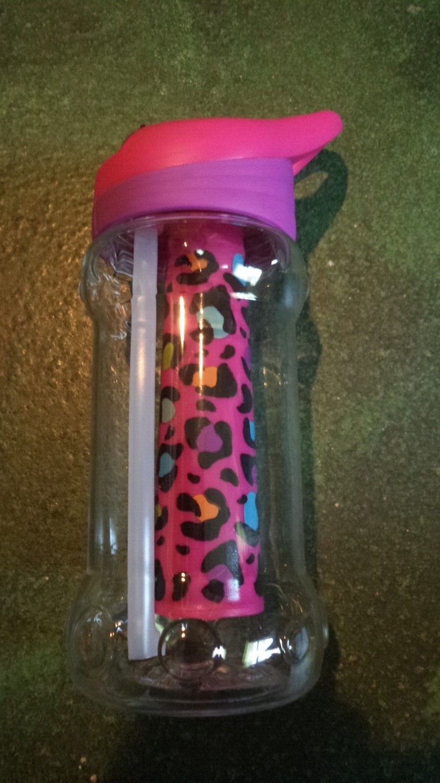 14 Ounce Cool Gear With Straw Purple / Rose