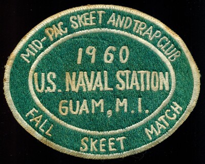 USN MID-PAC 1960 US Naval Station Guam M.I. Patch K-12