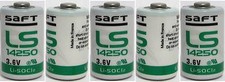 5 SAFT LS14250 LS 14250 1/2 AA 1/2AA 3.6v Li-SOCl2 Lithium Batteries