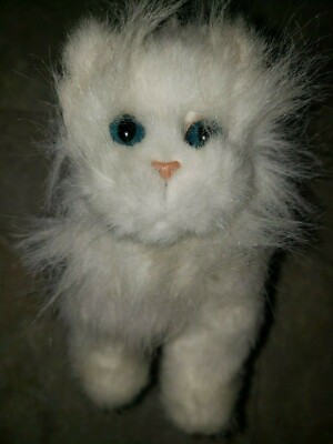 FURREAL FRIENDS LOVELY WALKIN LULU KITTIES KITTEN CAT WHITE FUR - Main Image