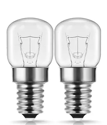 EVEREADY UNIVERSAL 2 Pack 15W Fridge Freezer Oven Appliance Light Bulb 240V SES E14 Lamp
