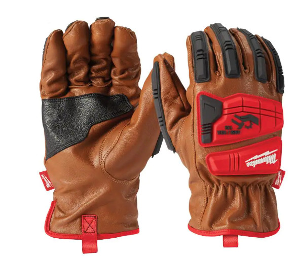 Milwaukee 48228771 Impact Cut Level 3 Goatskin Leather Gloves Size