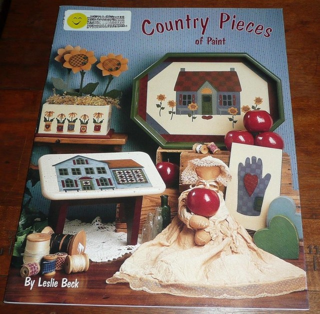 Country Pieces of Paint Tole / Folk Art Pattern Book by Leslie Beck eBay