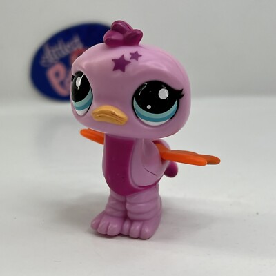 Figurine Littlest PetShop Autruche #851 Avec Patins à Roulettes - Occasion