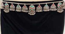 American ston Tribal Style Belly Dance Belt Gypsy Boho Kuchi Banjara ATS Bhoho