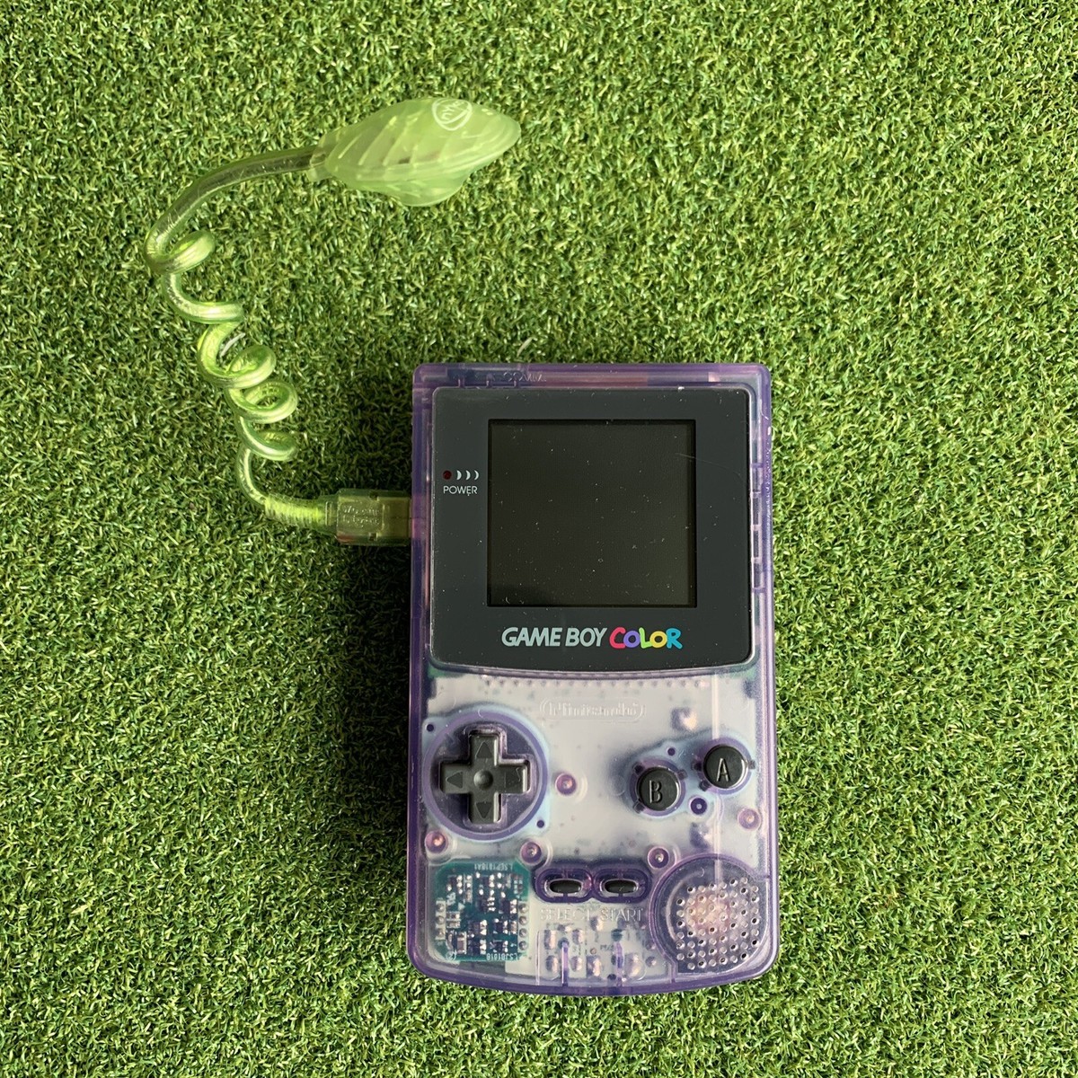 Nintendo Game Boy Color Handheld Console Atomic Clear Purple Nintendo Game Boy Color Handheld Console Atomic Clear Purple