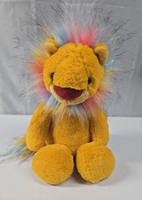 FAO Schwarz Lion Plush Dreamies Rainbow Sparkle Mane 18 Inch Stuffed Animal Toy