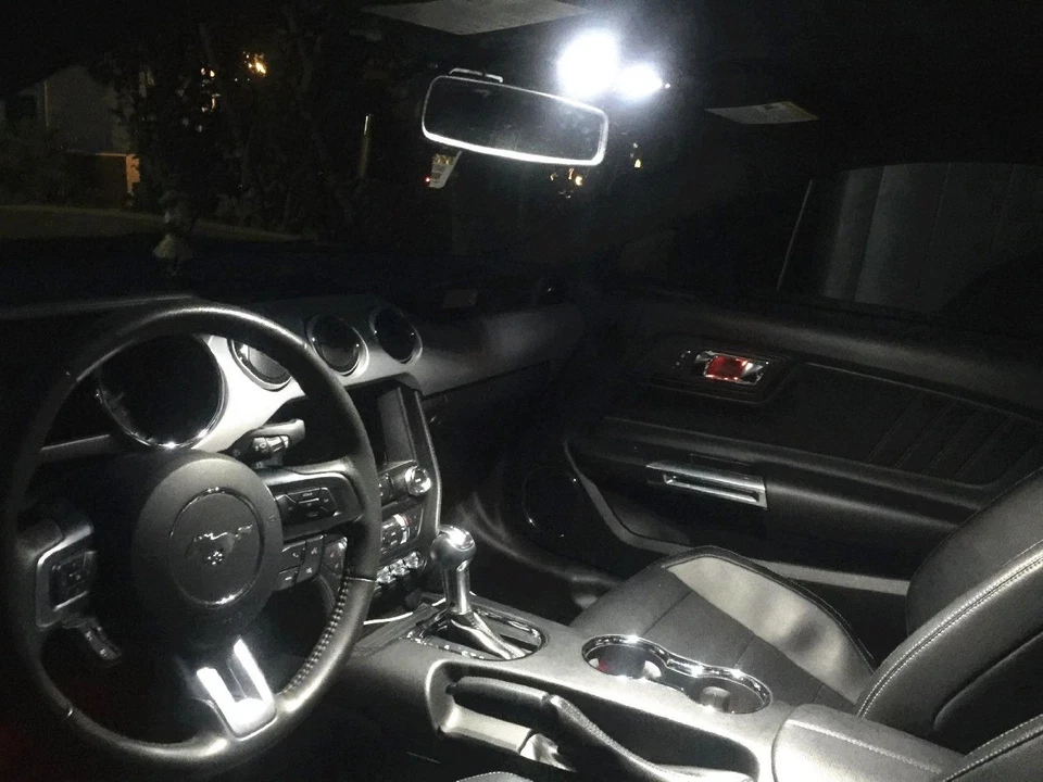 Alla Lighting 4 peças 1600LM 6-LED mapa cúpula/cortesia/lâmpadas de carga de tronco, branco - Imagem 3 de 4