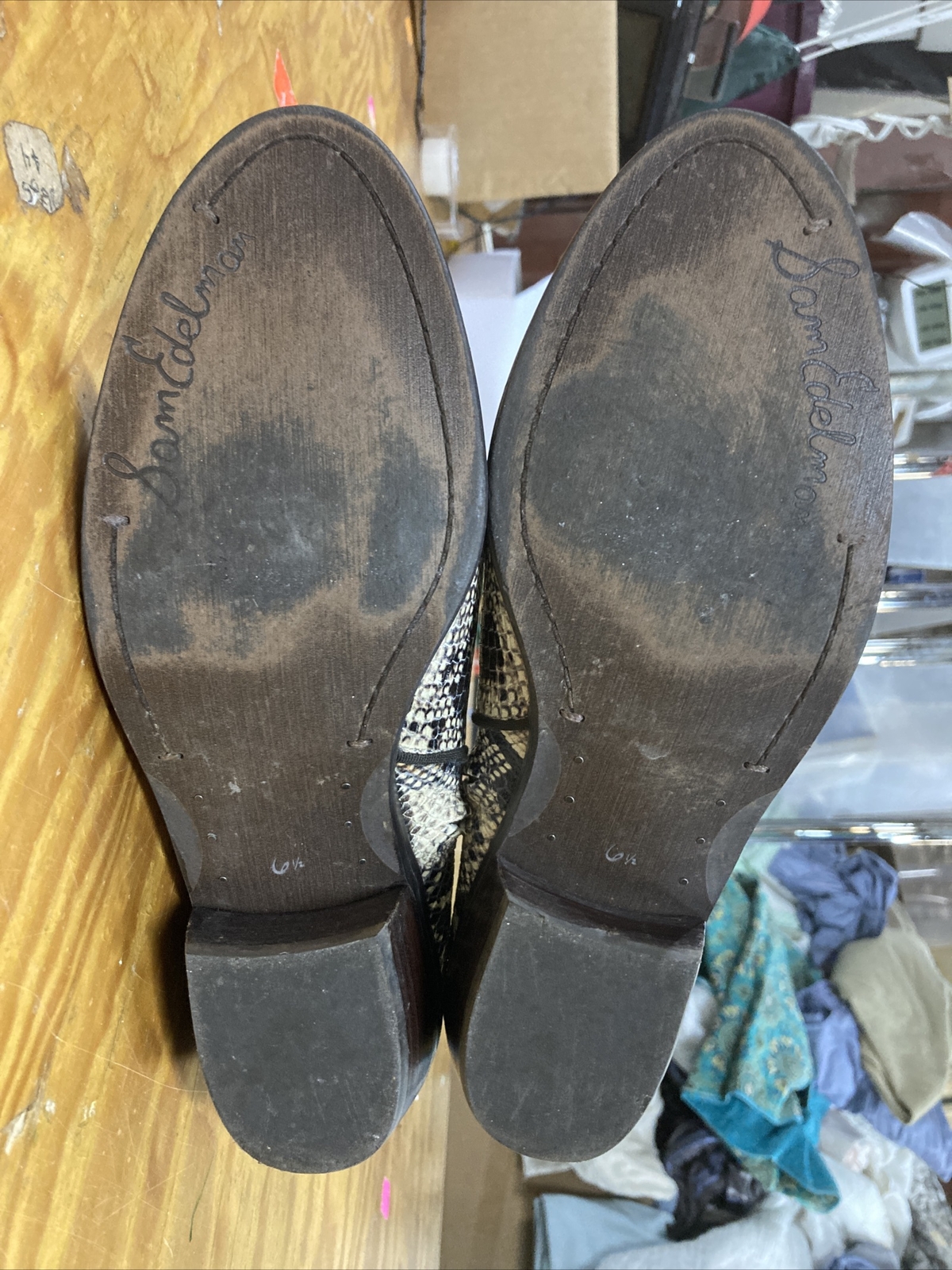 Sam Edelman Womens Petty Python Snake Embossed Le… - image 6