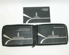 1995 Lincoln Continental Factory Original Glovebox Owners Manual Book Portfolio
