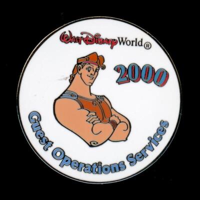 WDW Hercules Cast Guest Operations Services 2000 Disney Pin 7479
