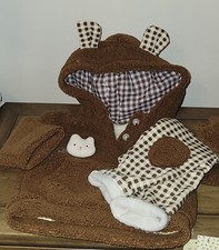 Baby Boys Fleece And Cotton 2 Piece Teddy Bear Outfit