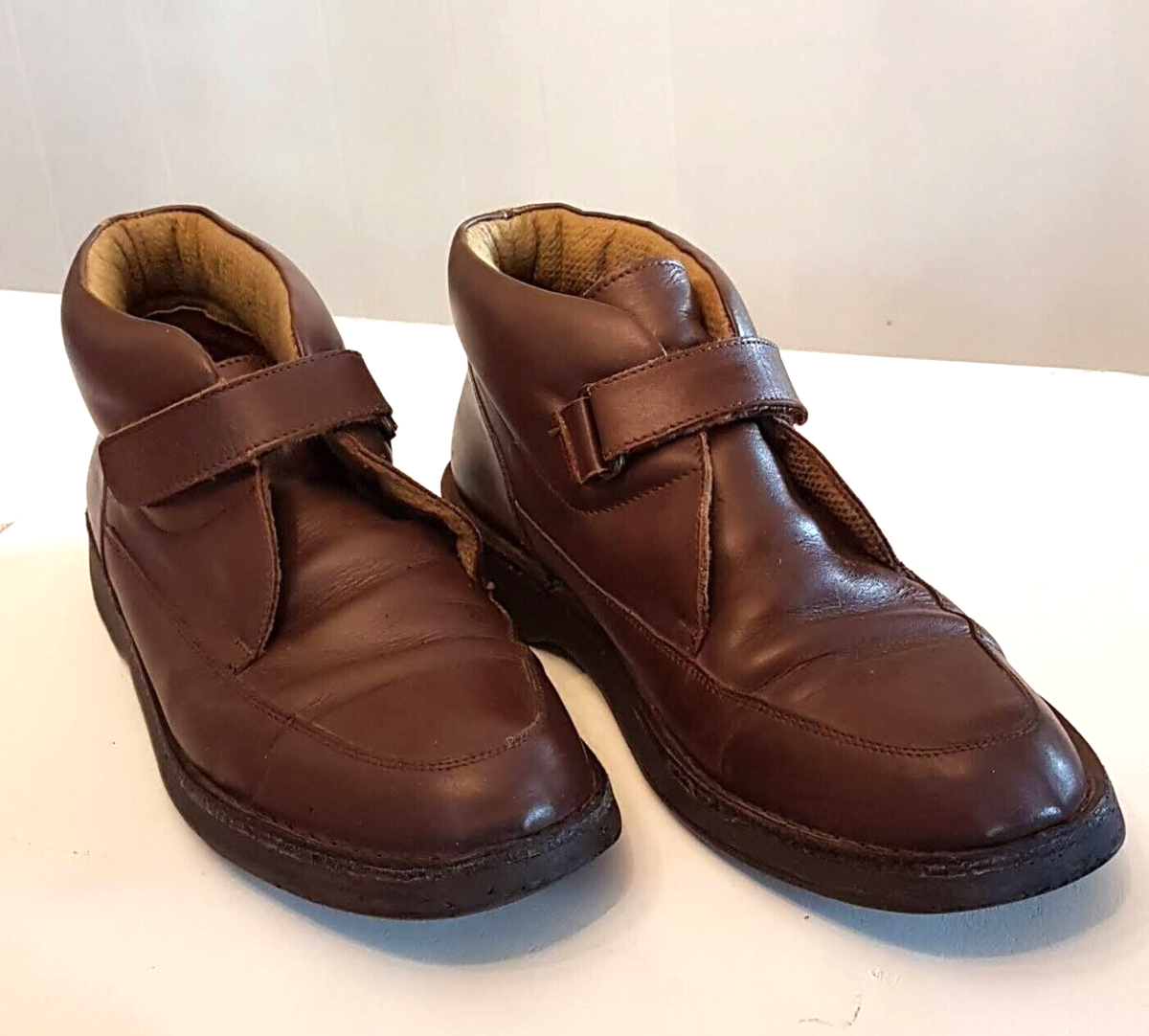 Stuart McGuire Mens Size 10C Brown Leather Chukka Ankle 