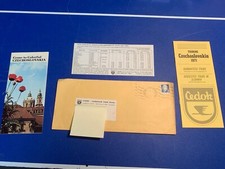2 Vintage 1971 CZECHOSLOVAKIA Travel GUIDES and hotel prices from Cedok Travel