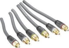 Rocketfish RF-G1203 Composite Video Stereo Audio Cable 12ft by Rocketfish