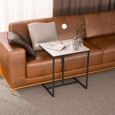 Various Chic Marble Coffee Table Sofa Side Table Home Furniture Gold Black Frame
