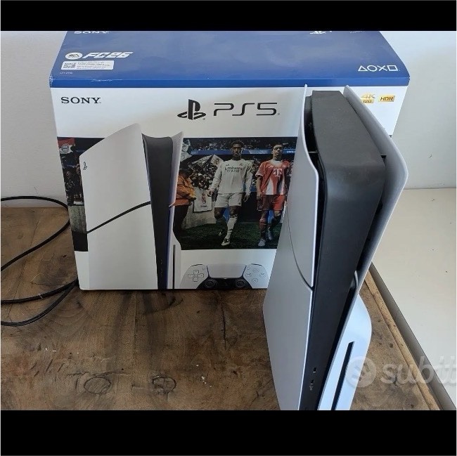 Sony PlayStation 5 PS5 1TB console 4K Blu-Ray con DualSense e scatola