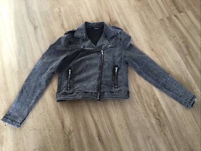 Tally Weijl Jacke, Jeansjacke, Biker Gr. 36, S grau !!!
