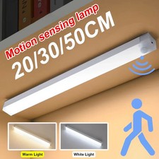 LED PIR Motion Sensor Strip Light USB Rechargeable Magnetic Cabinet Closet Lamp