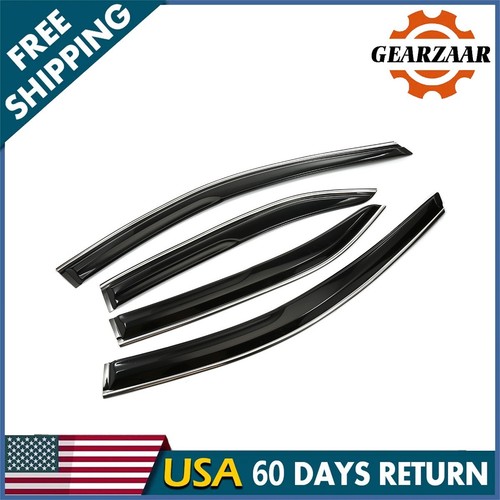 Window Visors for 2007-2011 Toyota Camry Rain Guards Deflector 4 Pcs - Picture 1 of 15