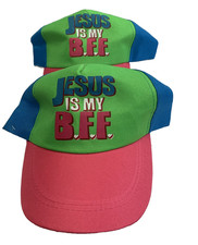 Childs Baseball Cap Hat Adjustable Jesus is My BFF Vacation Bible School