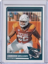 2025 SCORE CAMERON WILLIAMS BASE ROOKIE FOOTBALL CARD EAGLES NFL 66 panini. rookie card picture