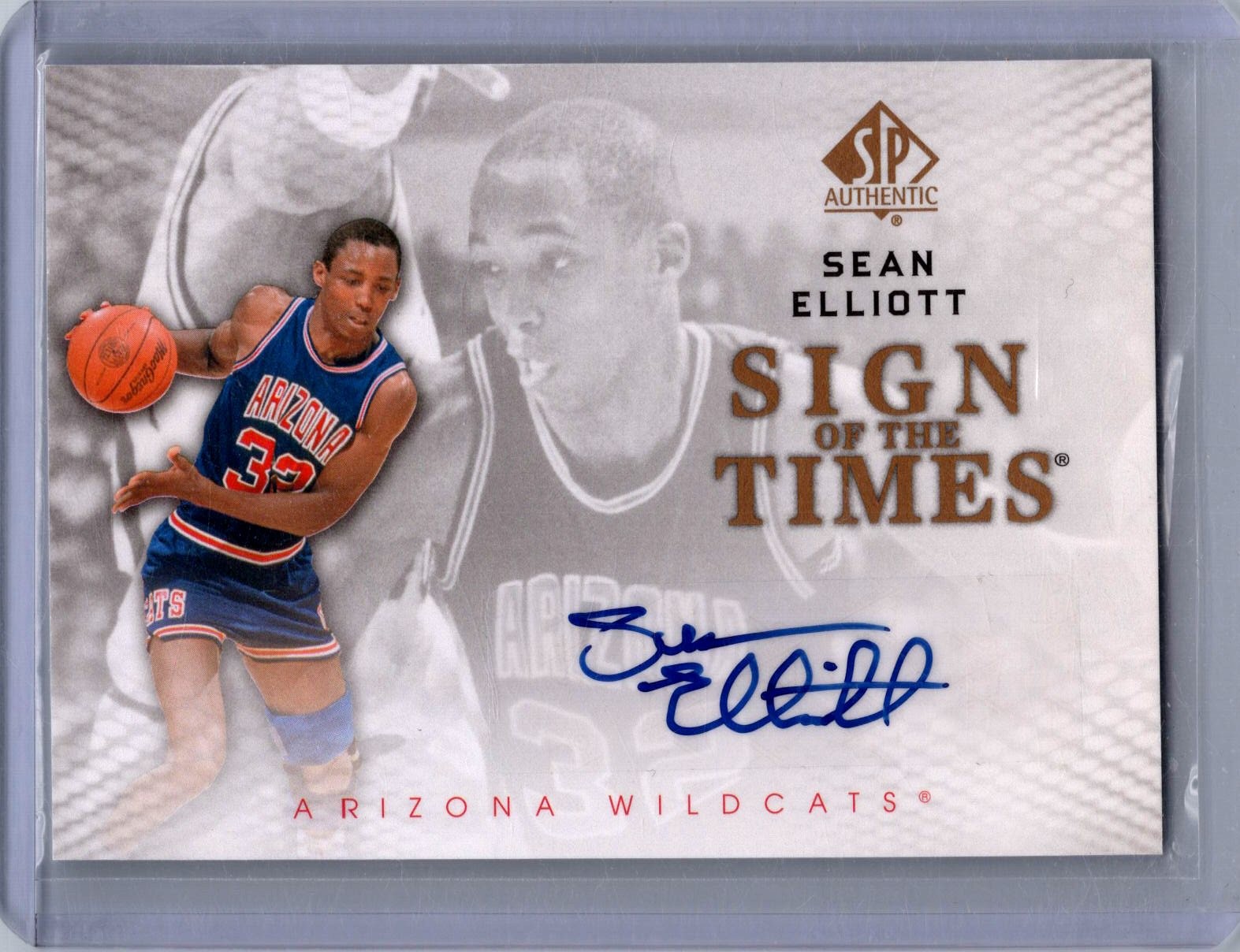 2012-13 SP Authentic #S-SE Sean Elliott Sign of the Times